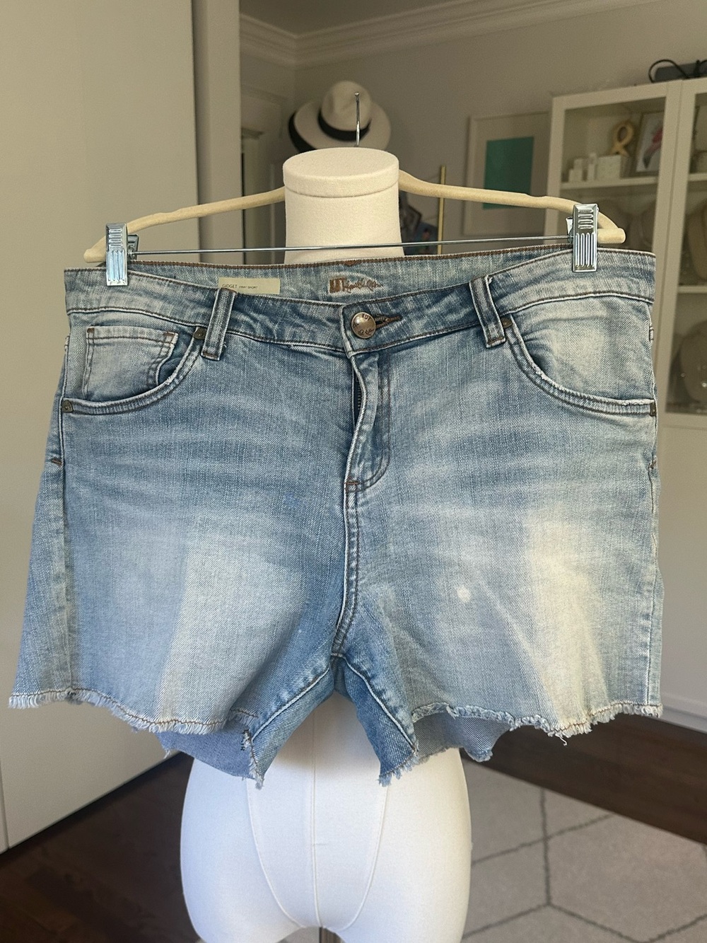 Kut from the Kloth Gidget Fray Denim Shorts